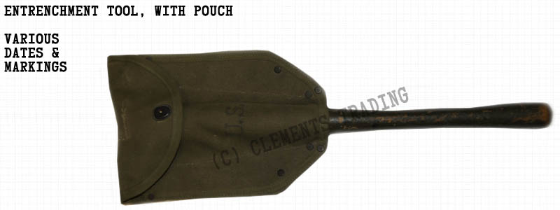 Entrenchment Tool, with Carrier Pouch